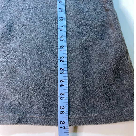 Columbia Fleece Quarter Button Jacket Gray/Cream Women's XL - Picture 4 of 7